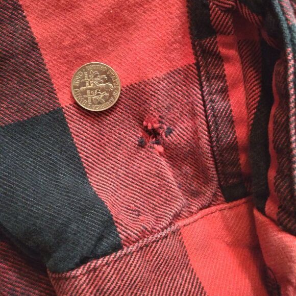 Vintage Big Bill Plaid Flannel Button Down Shirt - Picture 4 of 7